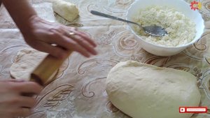 Ватрушки с творогом в духовке. Дрожжевое тесто сдобное.Домашняя еда Кухня Рецепты