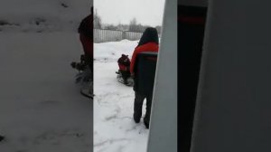 Самодельный снегоход