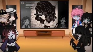 Uppermoons + Muzan react to Tomioka giyuu |Kny||Reaction||My au|