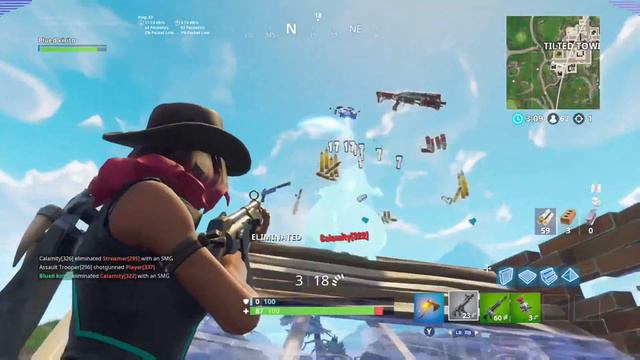 Destroy fortnite with Blued kirito смотреть онлайн