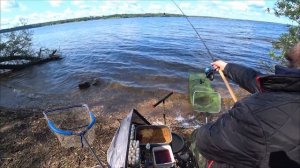 Фидерная рыбалка в сильную волну! Рузское ВДХР!!!