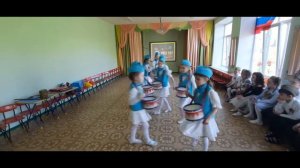 Мажоретки-барабанщицы "Воздушный экипаж" МБДОУ № 512