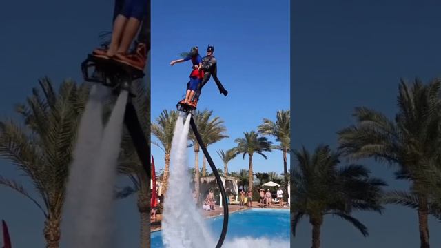 Танец супергероев на флайборде 🤩