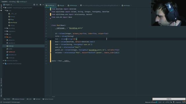 fastapi databases async запросы смотреть онлайн