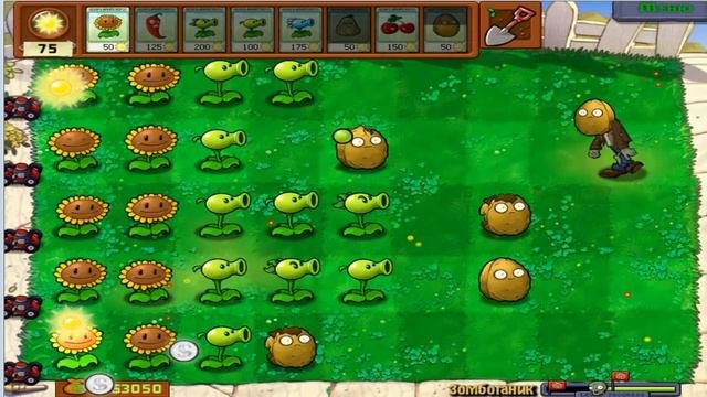 Plants Vs Zombie Растения против зомби мультик игра Мультфильмы для детей МалышулькиТВ#5 Прохождени