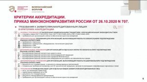 ВСЕРОССИЙСКИЙ ФОРУМ АККРЕДИТОВАННЫХ ЛИЦ. СЕКЦИЯ 1.