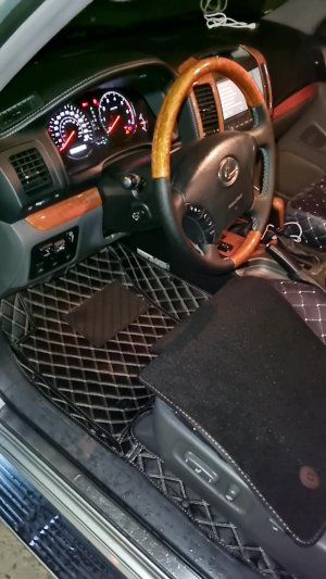 3D коврики Lexus GX 470 - с верхним текстилем