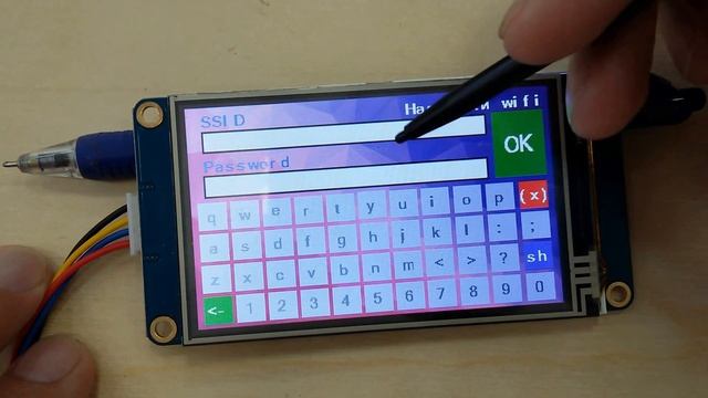Интерфейс управления приточной вентиляцией на hmi Nextion 3.2 смотреть онлайн