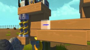 Как построить поднимающую подвеску в Scrap mechanic!