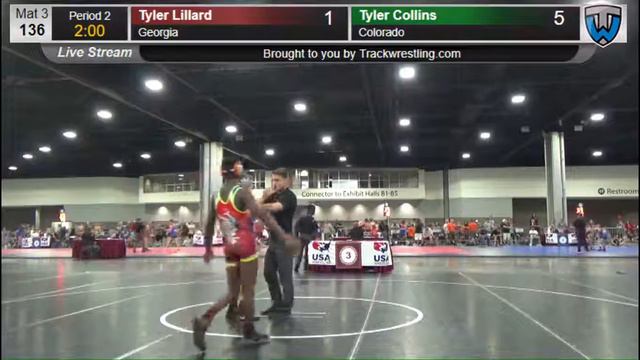 1102 Schoolboy 136 Tyler Lillard Georgia vs Tyler Collins Colorado 8570437104 смотреть онлайн