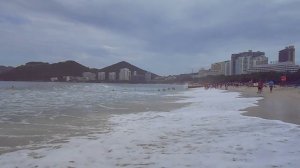 Бухта Дадунхай после тайфуна. Хайнань. Китай. Июль 2017 г.