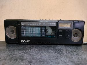Кассетный проигрыватель Sony 8000 MK II Walkman работает от адаптера и батареек-ЯПОНИЯ-1981-год