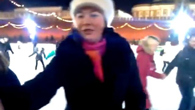 Рождество 2012. Красная площадь. Ледовый каток. смотреть онлайн