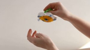 Мягкая игрушка-погремушка, браслет "Ромашка", компания "Дельфин"