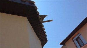 Монтаж крыши из металлочерепицы.Односкатная крыша своими руками из металлочерепицы