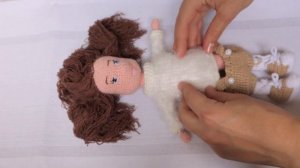 Кукла крючком. Необычная кукла крючком. Анатомически приблеженный вариант вязания/Crochet doll