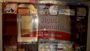 Красим советскую стенку часть1