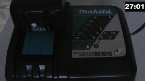 Makita DSS610 - charging