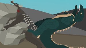 Gorosaurus Vs Anguirus | Stick nodes Pro