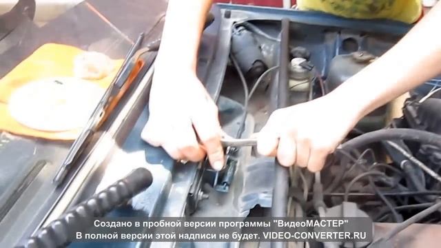 Регулировка замка капота ВАЗ 2107 смотреть онлайн