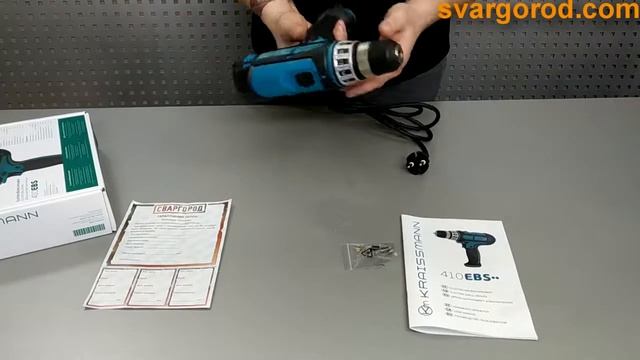 Мережевий шуруповерт Kraissmann 410EBS