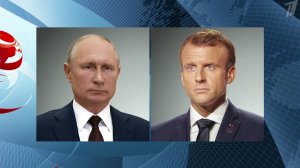Ситуацию вокруг Украины Владимир Путин обсудил по ... своим французским коллегой Эммануэлем Макроном
