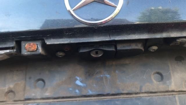 How to get into a 2000 Mercedes Benz CL500 if you locked your keys in the trunk.