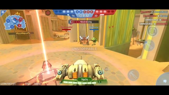 Max Upgrade - Guardian with Stasis Beam 16 - Mech Arena смотреть онлайн