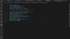 VS Code tips — The editor.rulers setting
