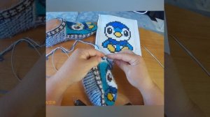 Мастер-класс по вязанию следков "Пингвинчики" 2 часть.Продолжение.