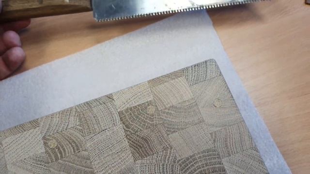 Торцевая шкатулка из торцевых досок