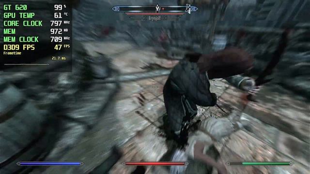 The Elder Scrolls V: Skyrim Legendary Edition - GT 620 1GB - 720p, Low Settings смотреть онлайн