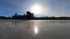 ice fishing broke tip up. lol