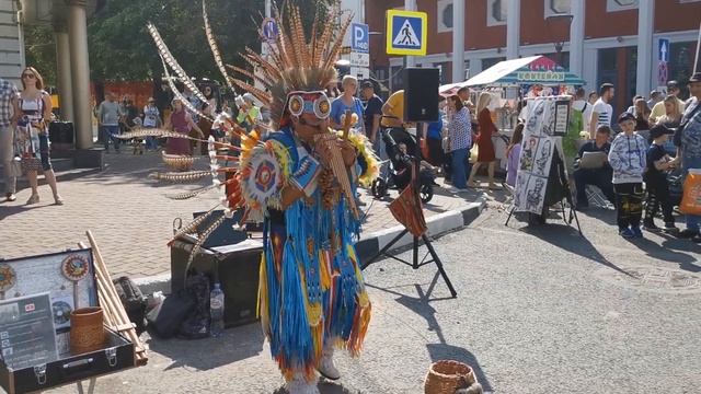 Этническая музыка Эквадора в Твери. Ethnic music of Ecuador in Tver.