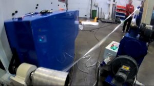 Производство стрейч. Запуск SJS65/65-100 на первичной грануле