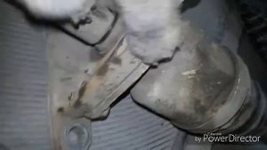 Меган 2. Замена рычага и промежуточного подшипника. Замена масла в коробке