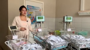 Тройня и двойня родились в один день в городском перинатальном центре