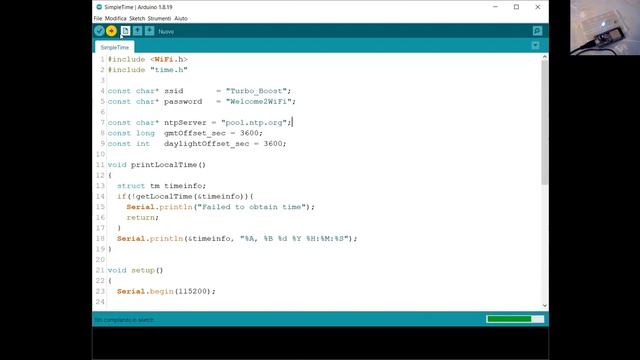 Iniziamo a utilizzare lESP 32 ...