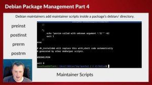 What are Debian maintainer scripts?