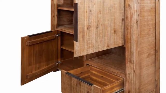 Шкаф из массива акации Blijburg по скидке 25800 рублей отзыв реального покупателя в магазине Хофф смотреть онлайн