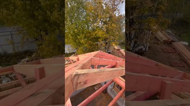 Готовая стропильная система вальмовой крыши | proffkrov.ru | Кровельные работы Великий Новгород смотреть онлайн