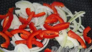 Фрикасе из курицы с болгарским перцем