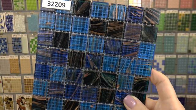 Синяя мозаика с авантюрином смотреть онлайн