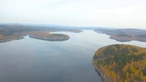 Осень на Долгобродском водохранилище, 2017 год