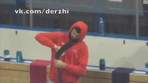 Александр Радулов перед 6 матчем Кубка Гагарина