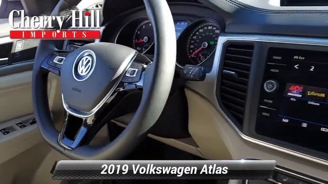 Certified 2019 Volkswagen Atlas 3.6L V6 SE w/Technology, Cherry Hill, NJ VU9612 смотреть онлайн