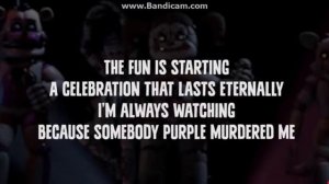 FNAF Sister Location Song / Join Us For a Bite (karaoke)