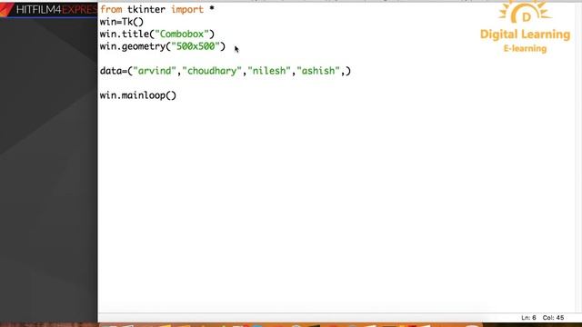 94 Python Tkinter Combobox | Online Training Download app from below link