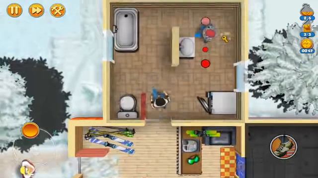 ВОРИШКА БОБ 2 грабим ГОРНОЛЫЖНЫЙ КУРОРТ Игровой мультик Игра для детей Robbery Bob 2 смотреть онлайн