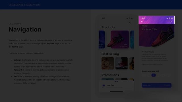 How to design navigations in UIUX / Free UIUX design course step by step